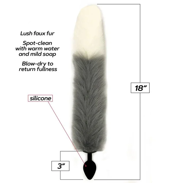 Foxy - Fox Tail Silicone Butt Plug — image 12 of 12