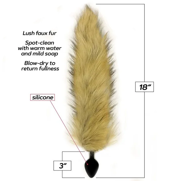 Foxy - Fox Tail Silicone Butt Plug — image 8 of 12