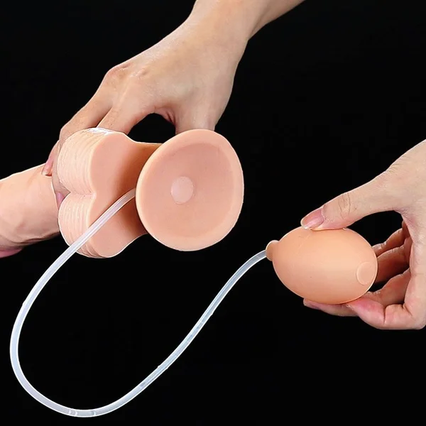 Cumming Softee Soft Ejaculation Cock 9 Inch with Balls — image 4 of 6