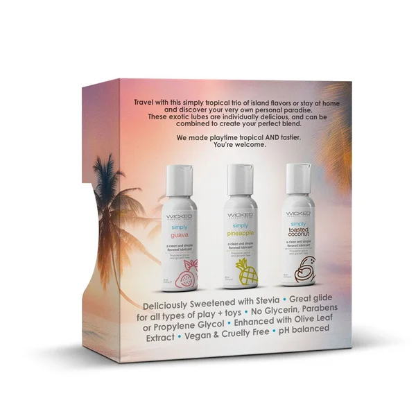 Wicked - Simply Tropical Trio Lubricant 3-Pack — image 4 of 4