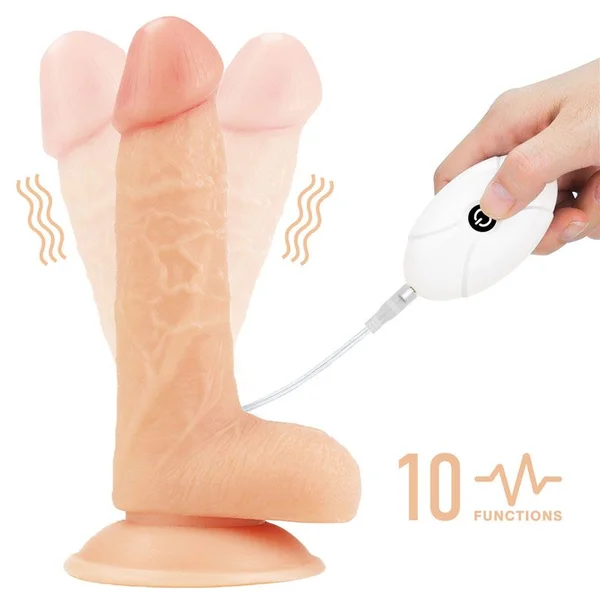 Ingen Vibrating Easy Strap-On Set - 7 Inch Dong with Balls — image 5 of 6