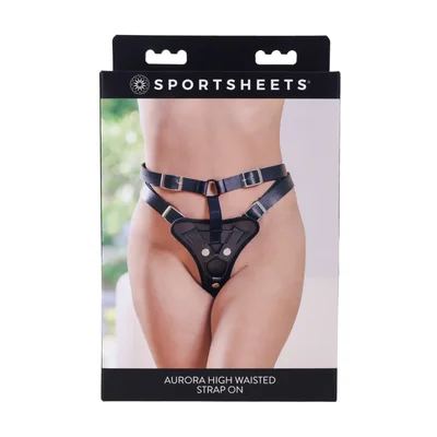 sportsheets aurora high waisted strap on