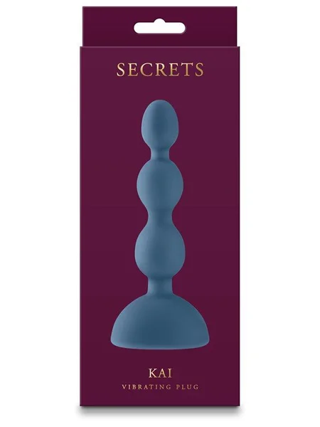 Secrets - Kai Vibrating Anal Beads (Dark Teal) — image 3 of 3
