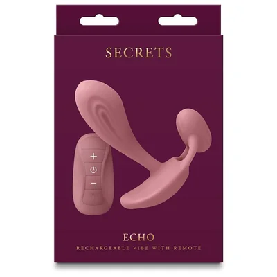 secrets echo remote rechargeable vibe dusty rose