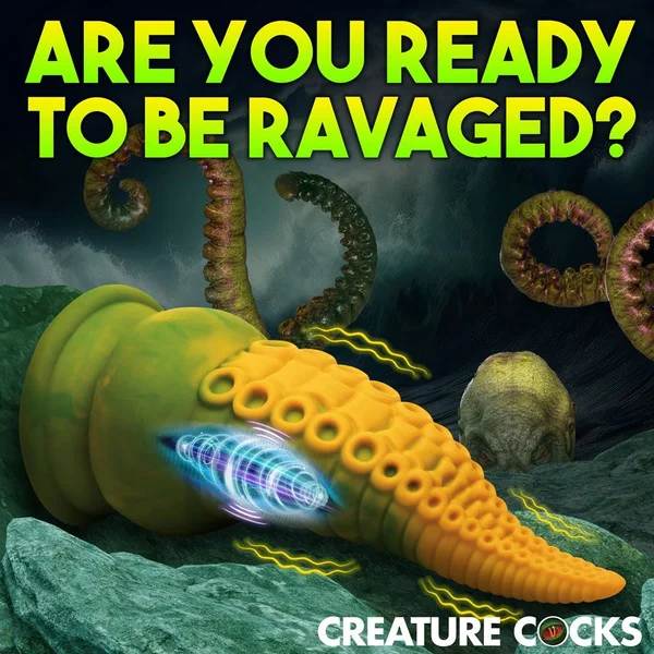 Creature Cocks - Monstropus 2.0 Vibrating Tentacled Monster Silicone Dildo — image 2 of 3
