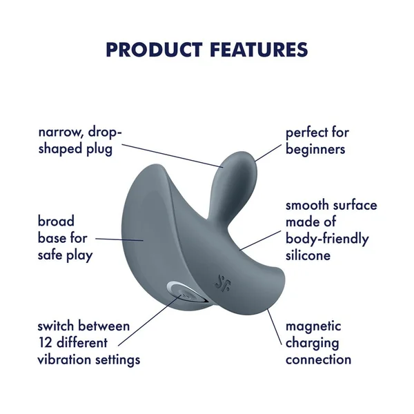 Satisfyer - Booty Absolute Beginners 2 (Grey) — image 2 of 3