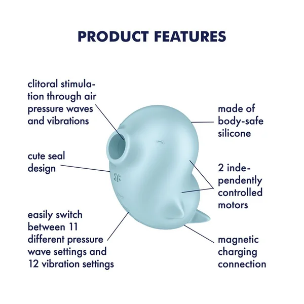 Satisfyer - Sassy Seal Air-Pulse Vibrator — image 3 of 5