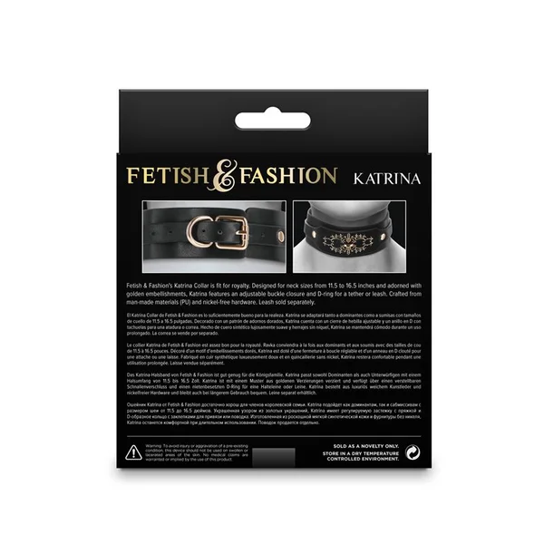 Fetish & Fashion - Katrina Collar - Black — image 3 of 3