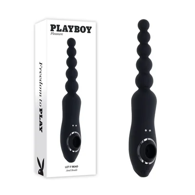 playboy pleasure let it bead anal beads and suction