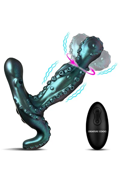 Creature Cocks Octoprobe 5.8" Gyrating Prostate Vibrator With Remote Control — image 2 of 5