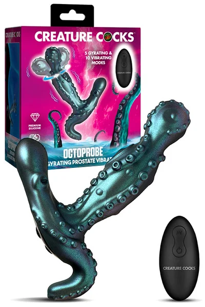 Creature Cocks Octoprobe 5.8" Gyrating Prostate Vibrator With Remote Control — image 11 of 15