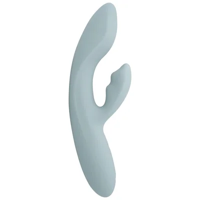 chika flexible rabbit vibe by svakom turquoise grey