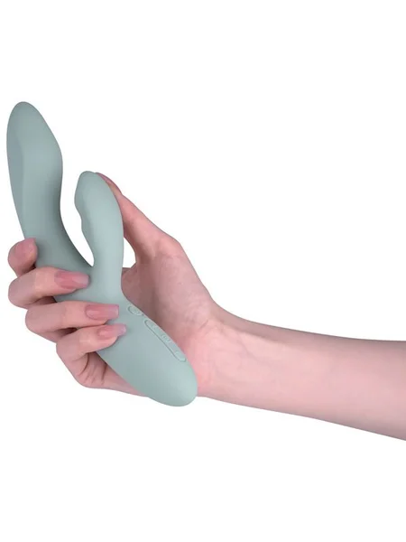 Chika Flexible Rabbit Vibe by Svakom (Turquoise Grey) — image 5 of 6