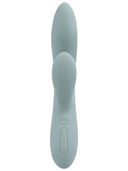 Chika Flexible Rabbit Vibe by Svakom (Turquoise Grey) — image 3 of 6