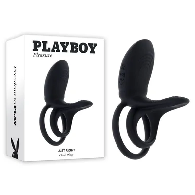 playboy pleasure just right vibrating cock ring