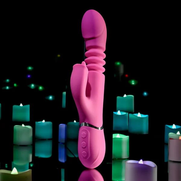 Pink Dragon Thrusting Rabbit Vibe by Evolved — image 2 of 5
