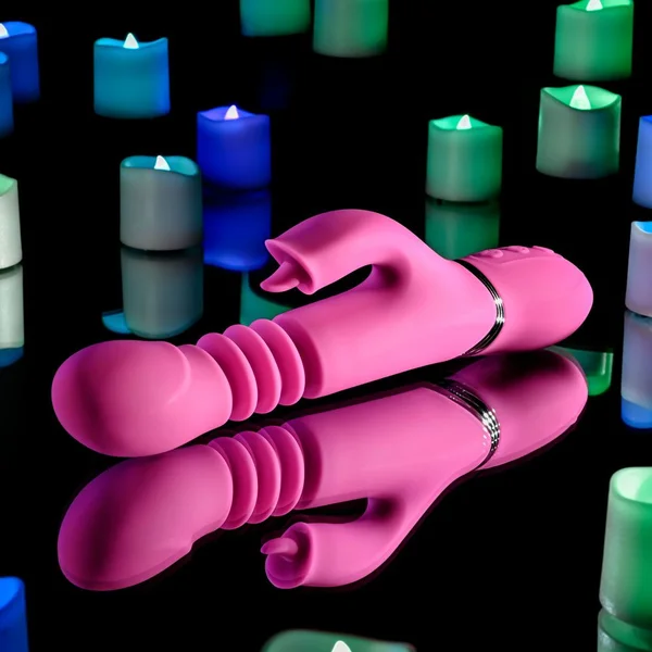 Pink Dragon Thrusting Rabbit Vibe by Evolved — image 4 of 5
