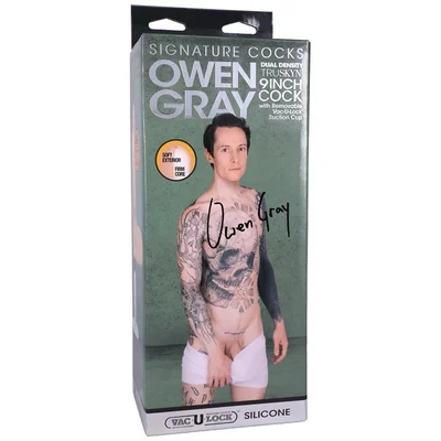 owen gray 9 inch silicone cock with removable vac u lock suction cup