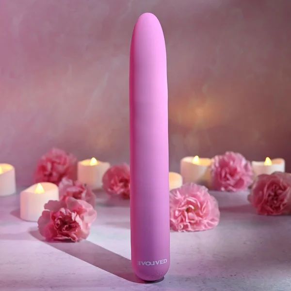 Carnation Slimline Vibrator by Evolved — image 2 of 5