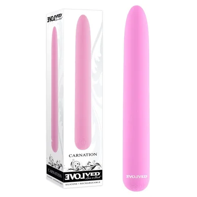 carnation slimline vibrator by evolved