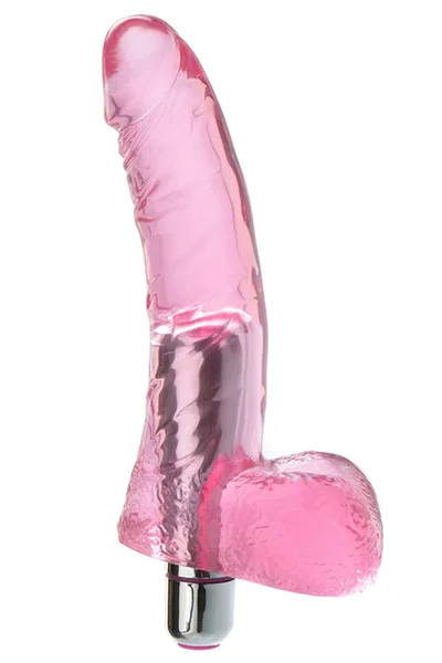 Blush 6.5" Dildo with Removeable Vibrating Bullet — image 7 of 9