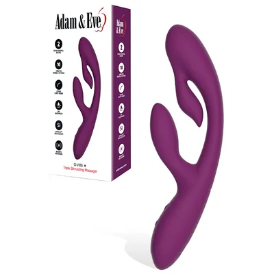 adam and eve gvibe 91 triple stimulation rabbit vibrator