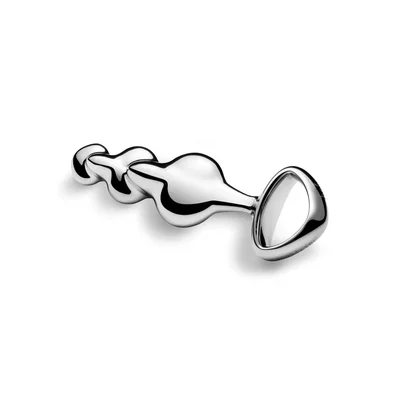 njoy disco stainless steel beaded dildo