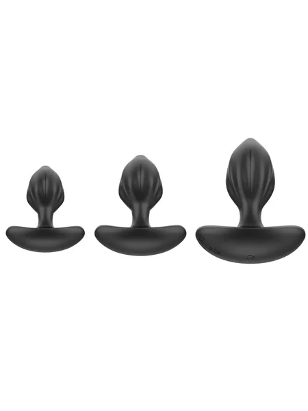 Winyi Mark Ribbed Silicone Anal Plug Training Kit — image 3 of 8