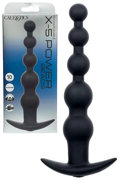 Calexotics X 5 Power Beads 6.75" Vibrating Anal Beads — image 6 of 15