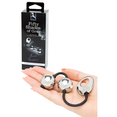 fifty shades inner goddess pleasure balls 221g weighted 85 kegel exerciser