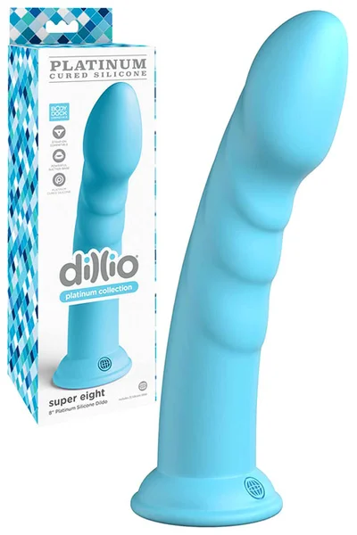 Dillio 8.25" Super Platinum Cured Silicone Dildo — image 13 of 18