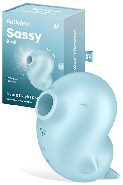 Satisfyer Sassy Seal 3.9" Air Pulse Clitoral Stimulator — image 5 of 12