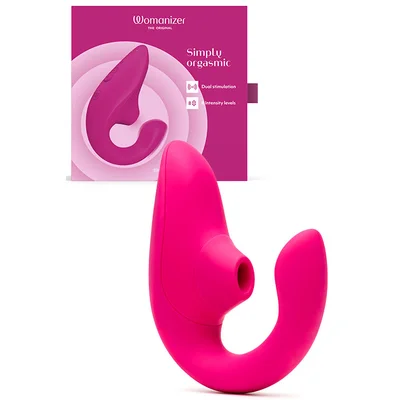 womanizer blend 55 rabbit vibrator with pleasure air pulse clitoral stimulator