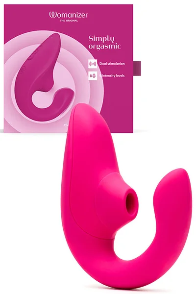 Womanizer Blend 5.5" Rabbit Vibrator with Pleasure Air Pulse Clitoral Stimulator — image 11 of 15