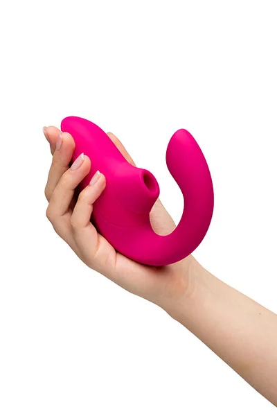 Womanizer Blend 5.5" Rabbit Vibrator with Pleasure Air Pulse Clitoral Stimulator — image 3 of 5