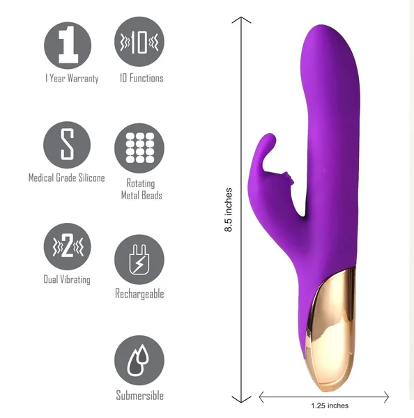 Maia - Karlin Rechargeable Rabbit Vibe — image 3 of 4