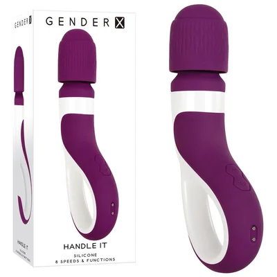 gender x handle it massage wand vibe
