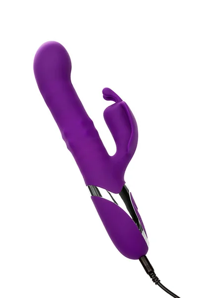 Calexotics Flutter 9.5" Thrusting Beaded Rabbit Vibrator with Fluttering Clitoral Teaser — image 9 of 10