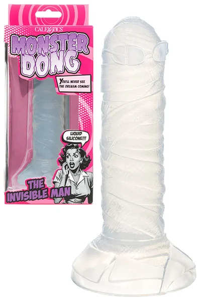 Calexotics Monster Dong The Invisible Man 5.25" Silicone Dildo — image 6 of 15