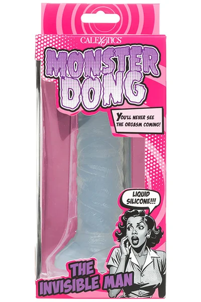 Calexotics Monster Dong The Invisible Man 5.25" Silicone Dildo — image 5 of 15