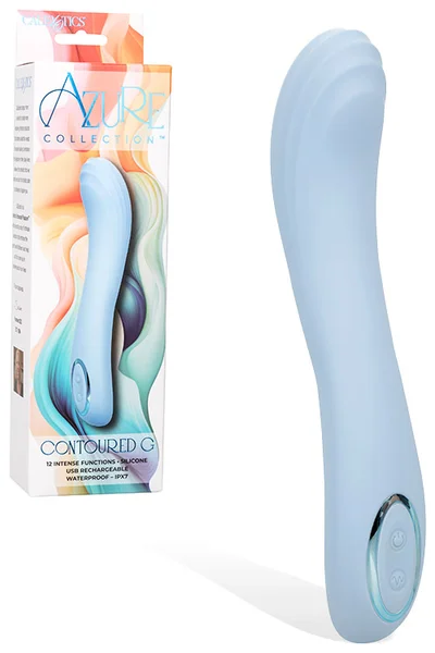 Calexotics Contoured G 9" Silicone G Spot Vibrator — image 6 of 10