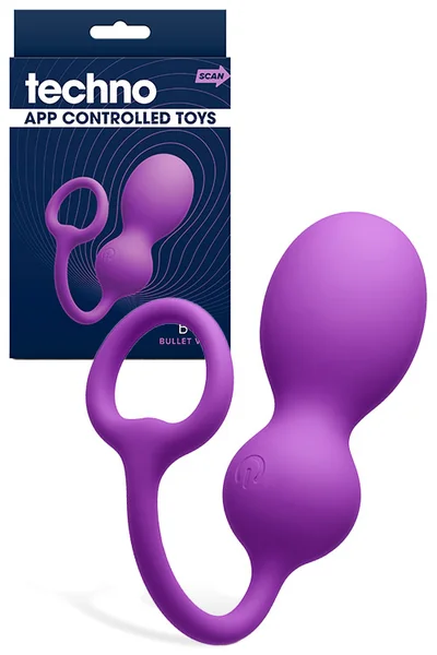 nsnovelties Techno Bop 7.4" App Controlled Vibrating Bullet — image 3 of 4
