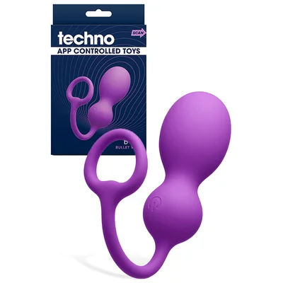 nsnovelties techno bop 74 app controlled vibrating bullet