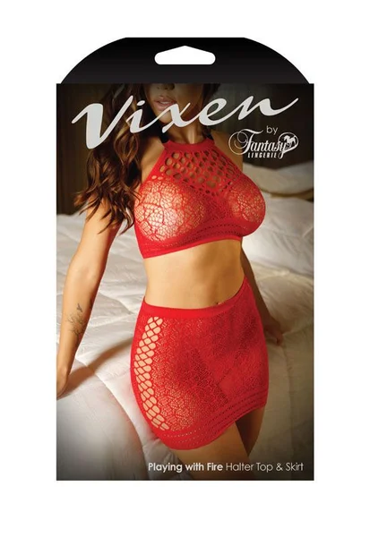 Vixen - Playing with Fire Halter Top & Skirt (One Size) — image 3 of 3