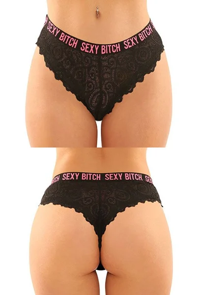 VIBES - SEXY BITCH Brief & Thong (2-Piece) — image 3 of 3
