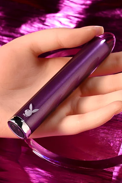 Playboy Amethyst 4.9" Glass Bullet Vibrator — image 8 of 10