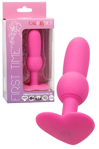 Calexotics First Time 3.75" Vibrating Beaded Anal Probe — image 6 of 15