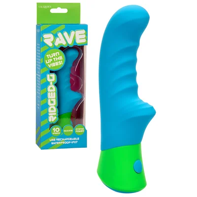 calexotics rave ridged 6 g spot vibrator