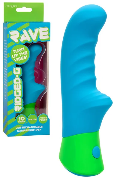 Calexotics Rave Ridged 6" G Spot Vibrator — image 6 of 10