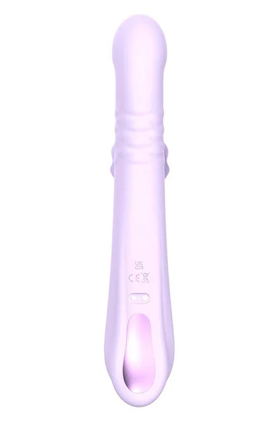 Adam and Eve Eve's Throbber Pulsating 10" Rabbit Vibrator with Come Hither Motion — image 9 of 15